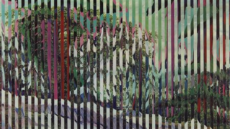 Kolar Jiri Senza titolo, 1995 collage su carta, cm. 25x43,5 siglato e datato...