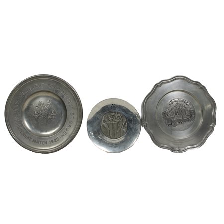 LOTTO DI 6 PIATTI DA PARETE DECORATIVI