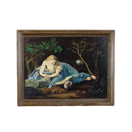 OLIO SU TELA INCOLLATA SU FAESITE