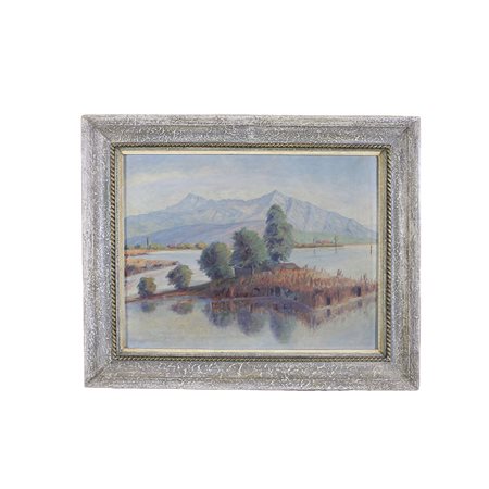 LOTTO DI DUE OLII SU TELA