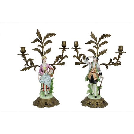 COPPIA DI CANDELABRI