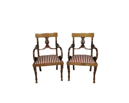 IMPORTANTE COPPIA DI POLTRONE DI GUSTO DIRETTORIO