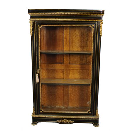 ELEGANTE PICCOLA VETRINA NAPOLEONE III AD UN ANTA