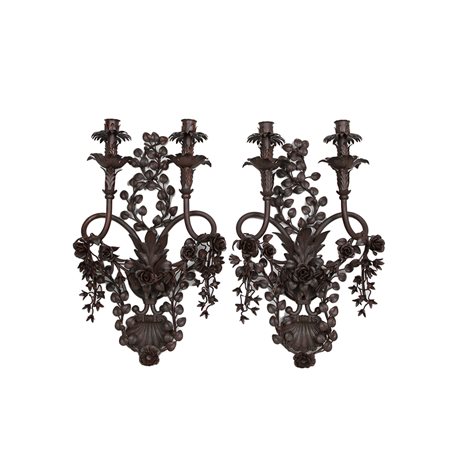 COPPIA APPLIQUES A 2 FIAMME 