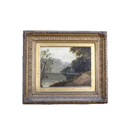 COPPIA DI DIPINTI OLIO SU TELA 