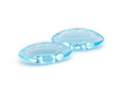 Lotto di topazi blu, taglio Marquise, misure 14.5x31.5