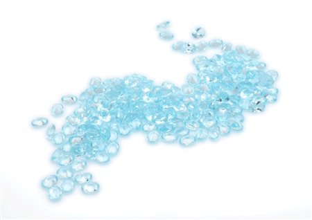 Lotto di topazi blu, forma ovale, misure 6x8 mm
carati 180