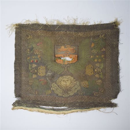 An old gold thread embroidery