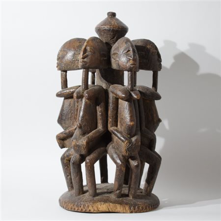 A fine African altar with female figures