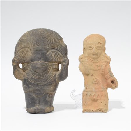 Pair of Ceremonial Figures in Pre-Columbian Style