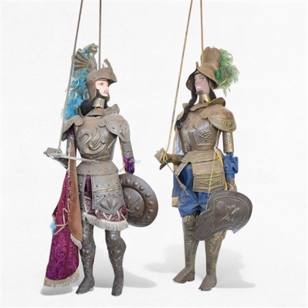 Two Sicilian marionettes
