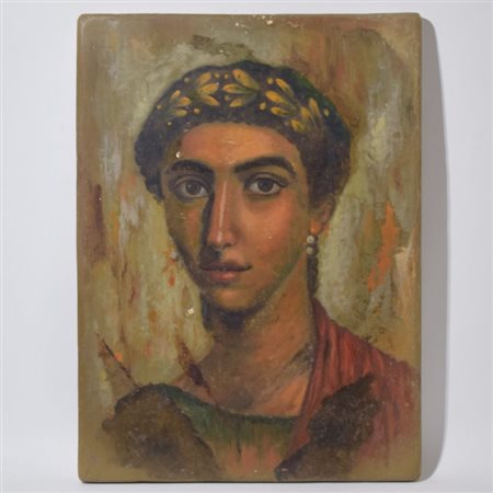 Portrait in El Fayum style