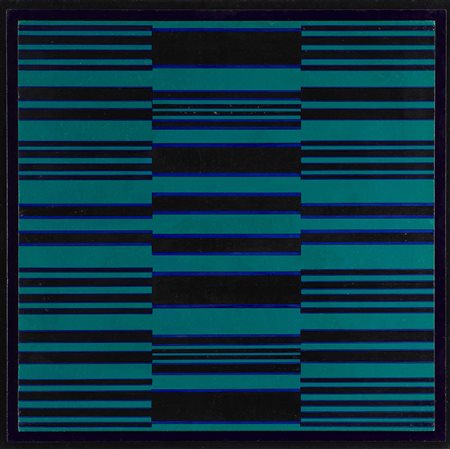 GüNTER FRUHTRUNKVibration Vert-Bleu-Noir ET. II, 1965