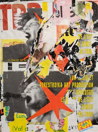 JACQUES VILLEGLé
Boulevard de Belleville, 1990