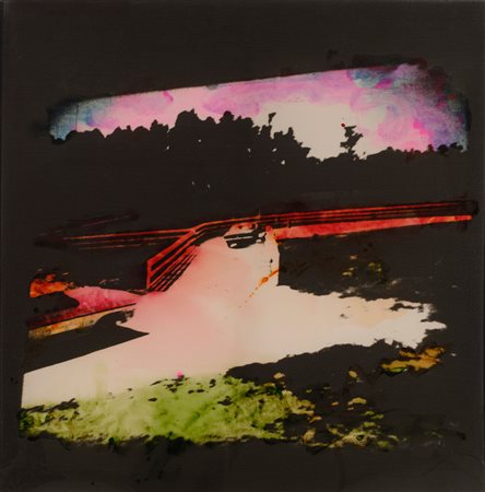 MARIO SCHIFANO
Paesaggio tv , 1977