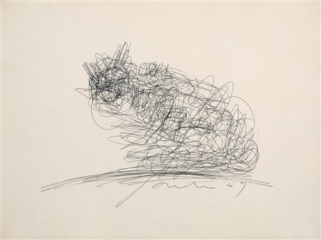 LUCIO FONTANA
Gatto, 1959