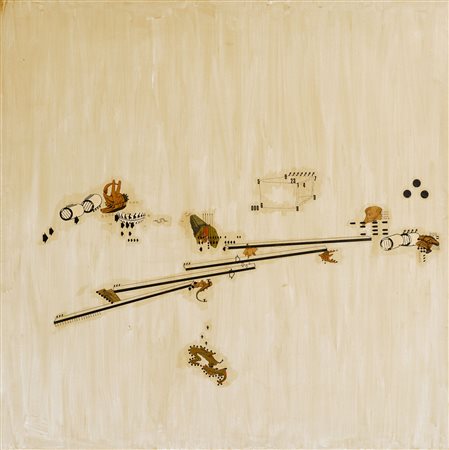 GIANNI EMILIO SIMONETTI
Descrizione dell’ombra di un piede per mezzo della sua proiezione, 1969