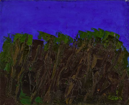 ENNIO MORLOTTI
Sottobosco di ulivi, 1970