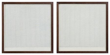 GIANFRANCO ZAPPETTINI
Grafite 2B su quattro tele sovrapposte, 1975