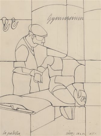 VALERIO ADAMI
La palestra , 1974