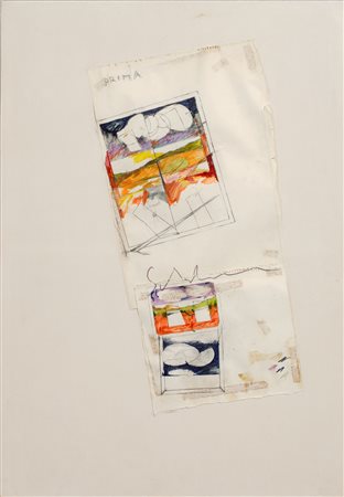 MARIO SCHIFANO
Senza titolo, 1972-74