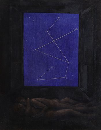 ANTONIO BUENO
Gli amanti dalla serie delle Costellazioni,  1976