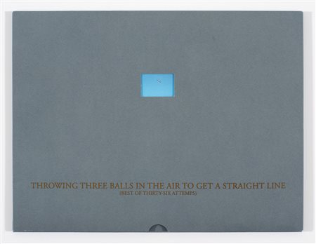 JOHN BALDESSARI
Throwing three balls in the air to get a straight line (best of thirty-six attemps), 1973