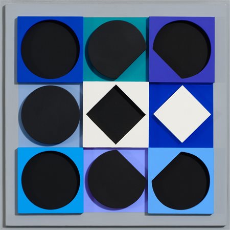 VICTOR VASARELY
Topaze noire négatif, 1967
