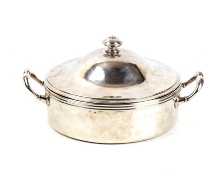 Zuppiera italiana in argento Roma, 1815-1870 Altezza x larghezza x...