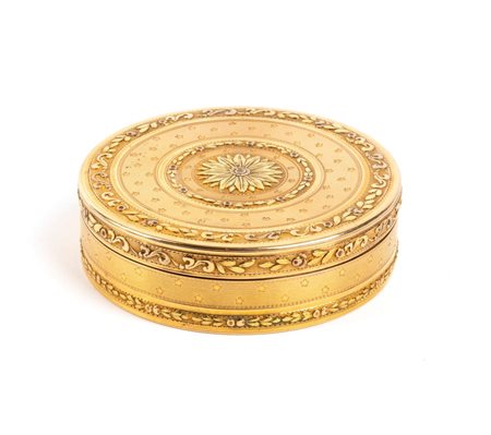 ALEXIS PROFFIT Tabacchiera francese in oro Parigi, 1784-1789 Altezza x...