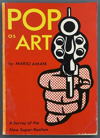 POP AS ART a cura di Mario Amaya cm 22,5x15 volume in lingua inglese