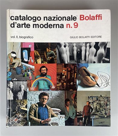 CATALOGO NAZIONALE BOLAFFI D'ARTE MODERNA N.9 VOL. II BIOGRAFICO cm 29x25,...