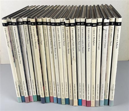 CLASSICI DELL'ARTE cm 31,5x24 , Rizzoli, Milano 1967 Composta da 23 libri: 1-...