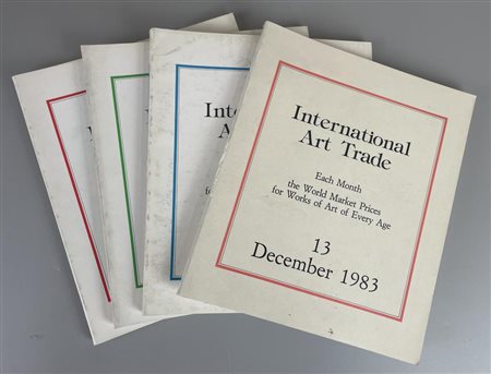 INTERNATIONAL ART TRADE cm 24x20,5 composta da 5 libri: - Numero 10...