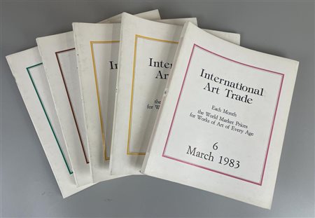 INTERNATIONAL ART TRADE cm 24x20,5 composta da 5 libri: - Numero 6 (March...