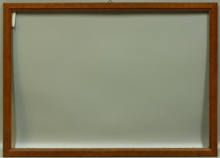 CORNICE IN LEGNO cm 52x72 , luce cm 46,5x66,5 Lievi difetti