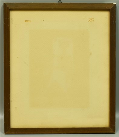 CORNICE IN LEGNO completa di vetro cm 32,5x27,5 , luce cm 29,5x24,5 Lievi...