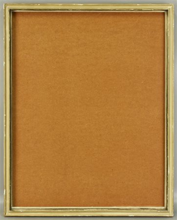 CORNICE IN LEGNO completa di supporto in masonite , cm 54x70, luce cm 50x66...