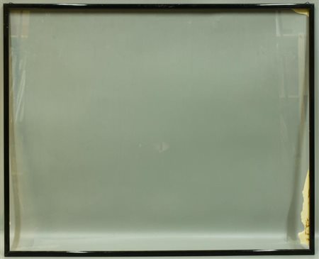 CORNICE IN LEGNO completa di vetro, cm 70,5x88, luce cm 67,5x84 Lievi difetti