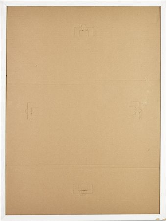 CORNICE in legno con plexiglass, luce cm 50x70, cm tot 73x53 lievi difetti