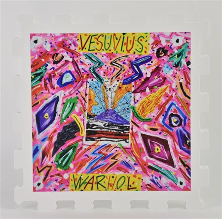 Bruno Donzelli VESUVIUS WARHOLstampa UV su FX high quality bianco, cm...