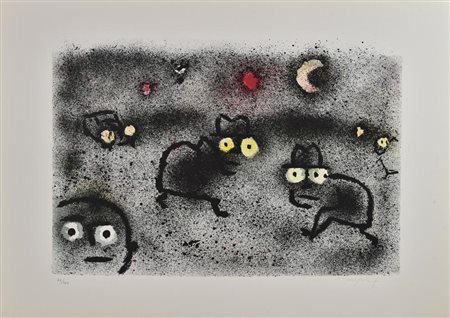 Franco Rognoni SENZA TITOLO litografia, cm 50x70; es. 32/100 firma e tiratura