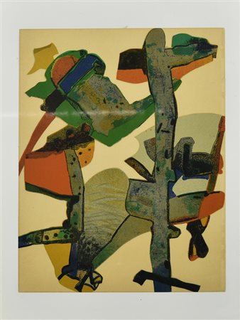 Esteve Da Maurice HOMMAGE A HESTEVE, 1978 litografia a colori, cm 30,5x24