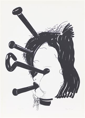 Bianco Remo Bambola, 1974-1975 serigrafia su carta, cm. 70x50, es. 40/120...