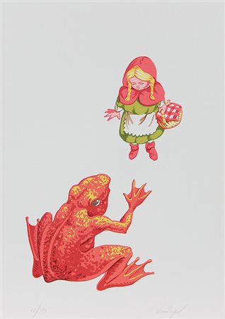 Cuoghi Vanni Hai sbagliato fiaba, 2008 serigrafia realizzata con 8 passaggi...