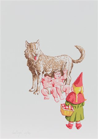 Cuoghi Vanni Tutta un'altra storia, 2008 serigrafia realizzata con 8 passaggi...