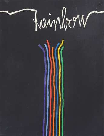 De Poli Fabio Rainbow acrilici su tela, cm. 45x35 firmato al retro, timbri...