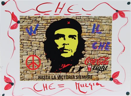 Murgia Maria Omaggio al Che, 2014 fotografia digitale dipinta, cm. 30x40...