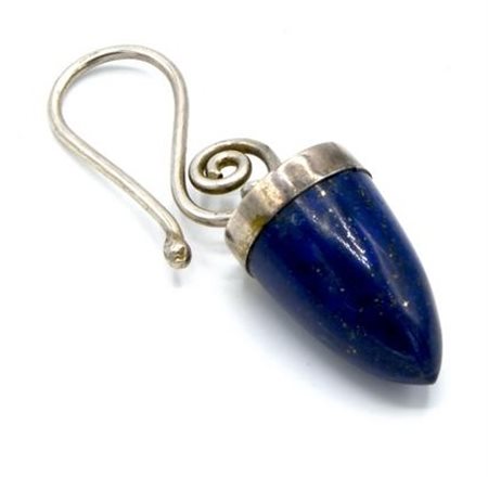 CIONDOLO CON LAPISLAZZULO lunghezza cm 6,5