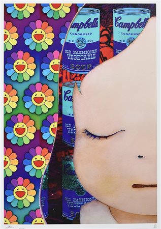 DEATH NYC SENZA TITOLO, 2020 serigrafia, cm 45x32; es. 8/100 firma, data e...